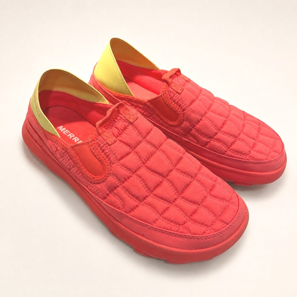 Merrell Hut Moc 2 in Blossom/Mantis Womens 10 Water Repellant Comfy Cozy Quilted